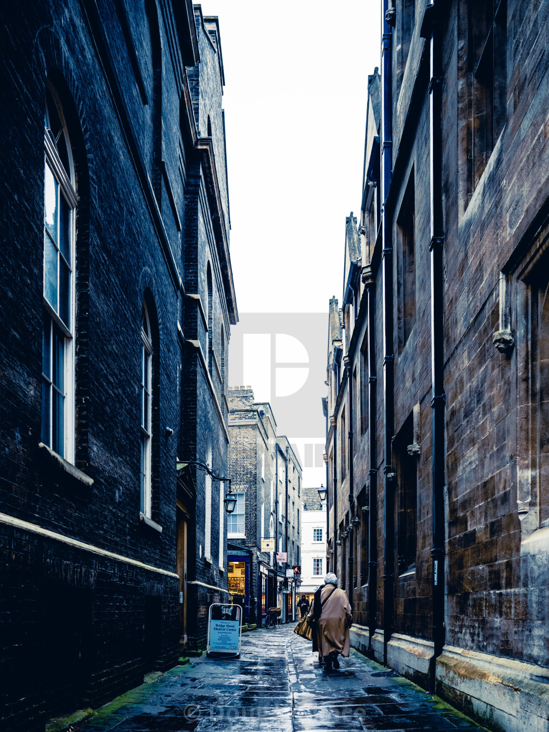 "All Saints Passage, Cambridge UK" stock image