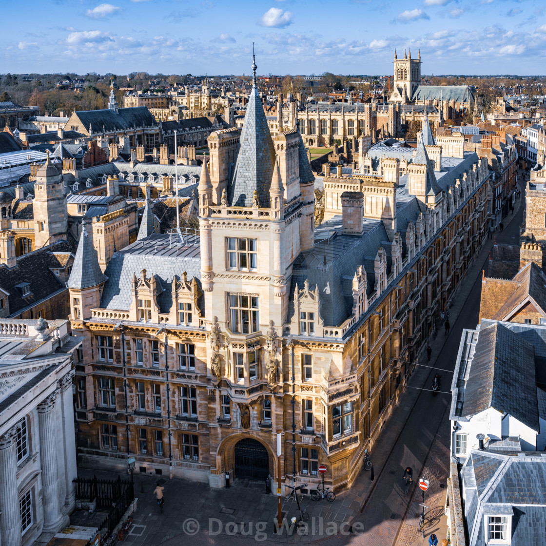 "Gonville & Caius College, University of Cambridge UK." stock image