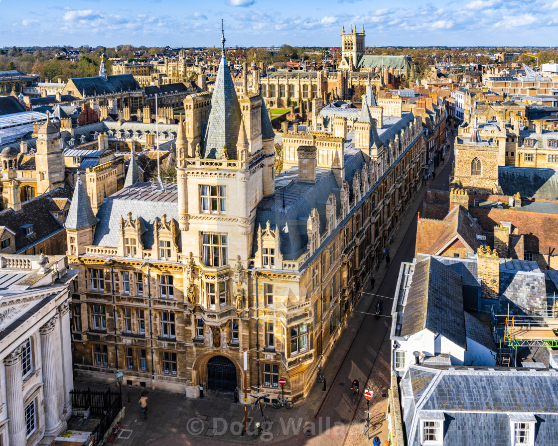 "Gonville & Caius, University of Cambridge UK." stock image