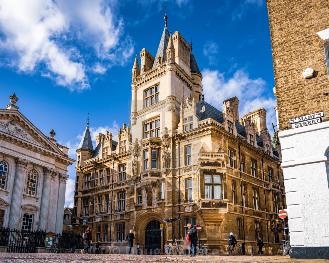 "Gonville & Caius College, University of Cambridge UK." stock image