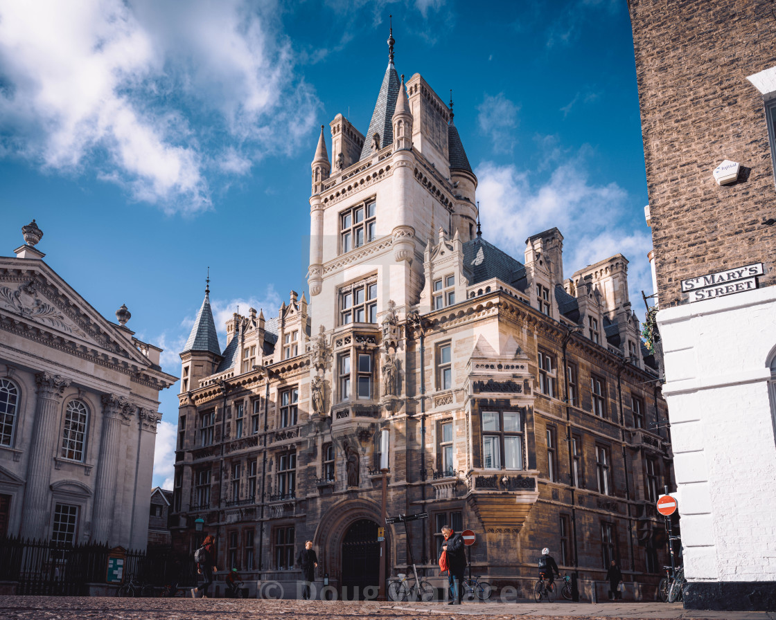 "Gonville & Caius College, University of Cambridge UK." stock image