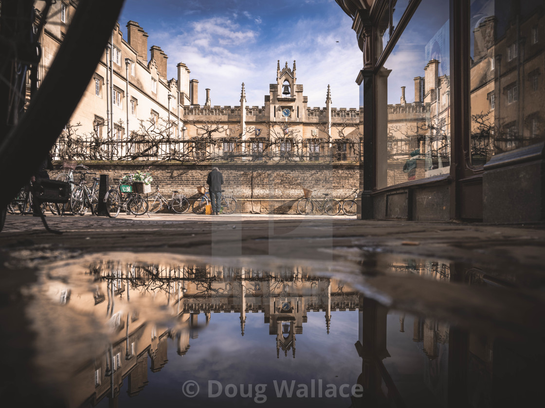 "Sidney Sussex College, University of Cambridge UK." stock image