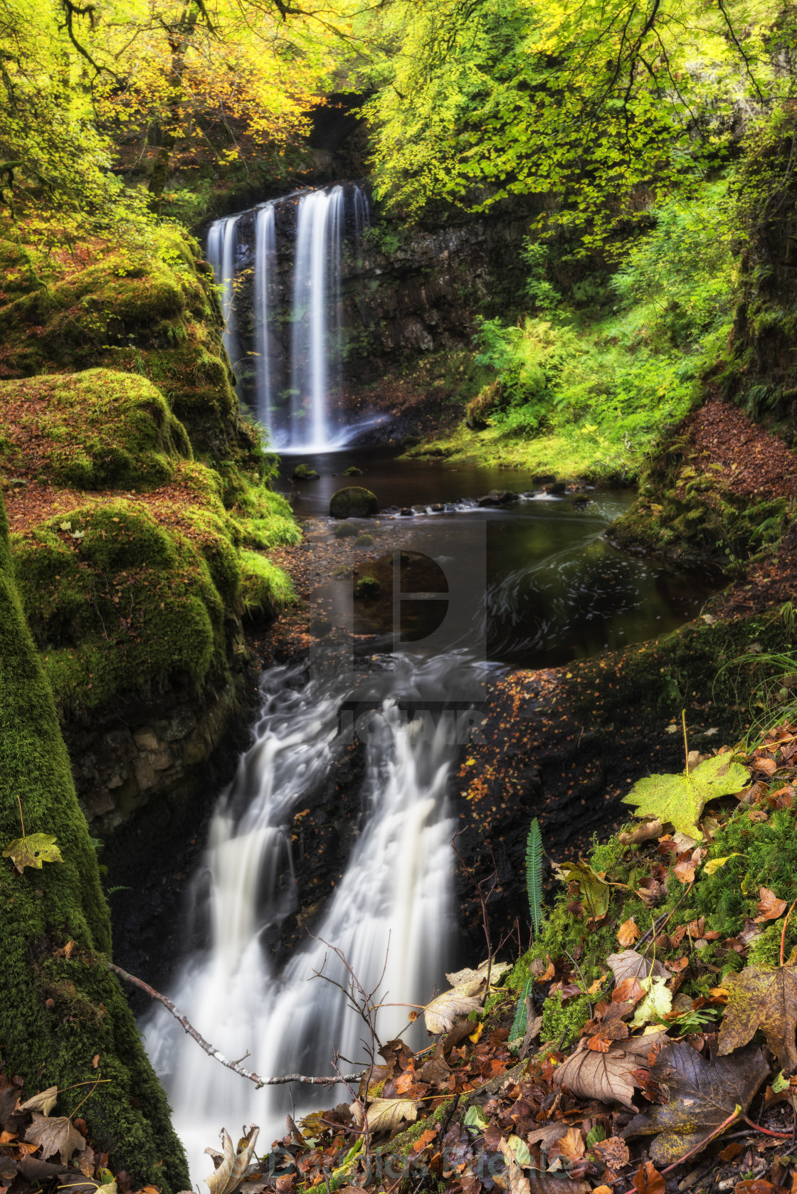 "Dalcairney Falls" stock image