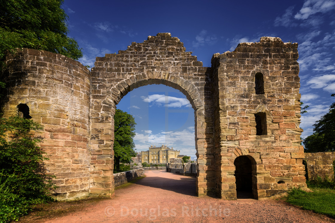 "Culzean Castle Folly Entrance" stock image