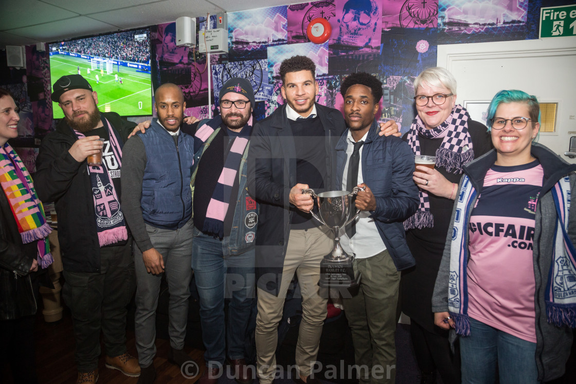 "Dulwich Hamlet vs. Eastbourne Borough, Boxing Day 2018" stock image