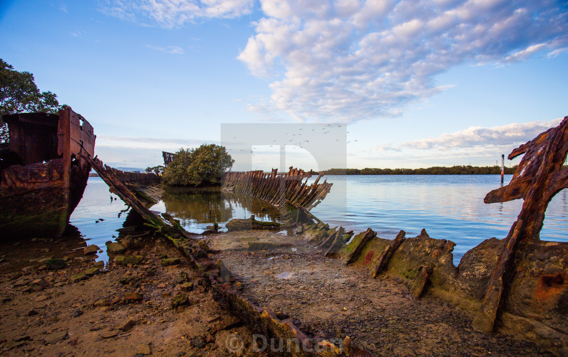 Garden Island Ships Graveyard At Sunrise License Download Or