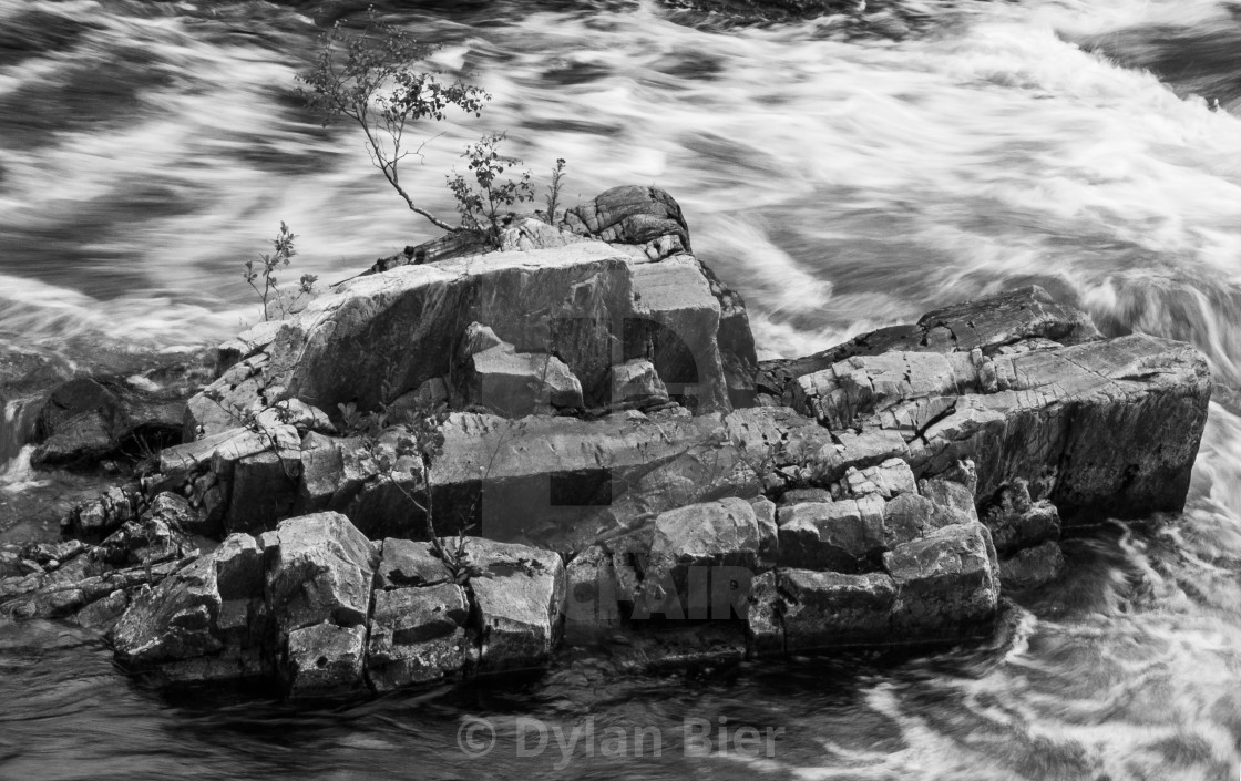 "Rocks in the River" stock image