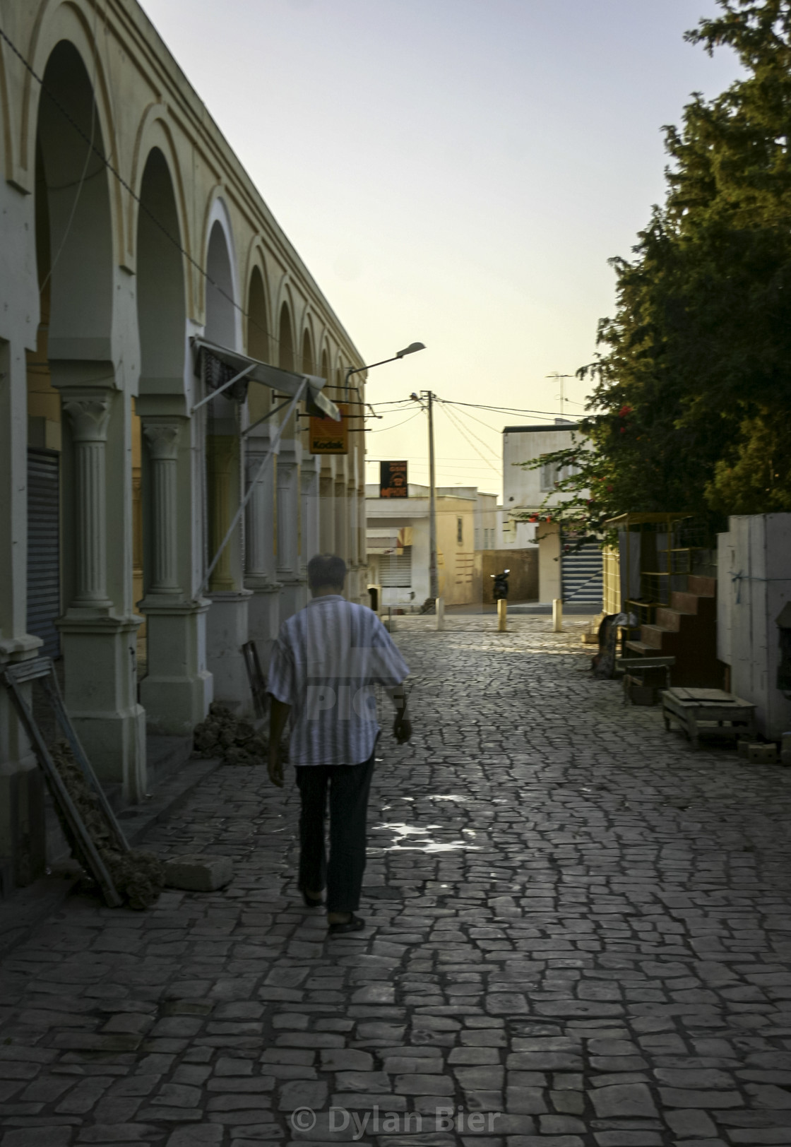 "The Lonely Walk 1" stock image