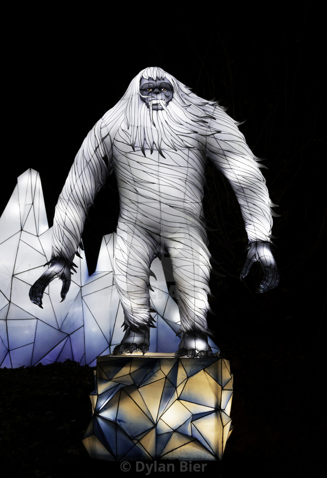 "Yeti Chinese Lantern" stock image