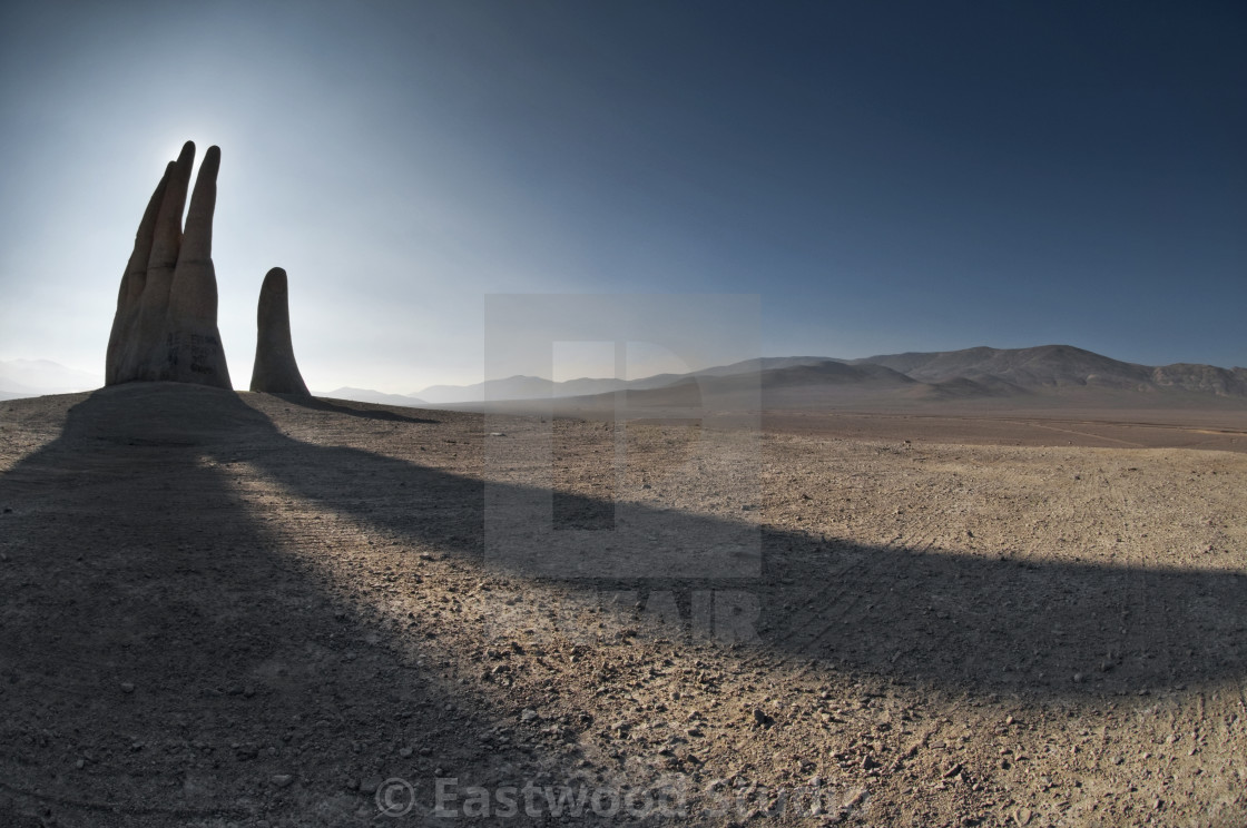 "Hand Of The Atacama" stock image