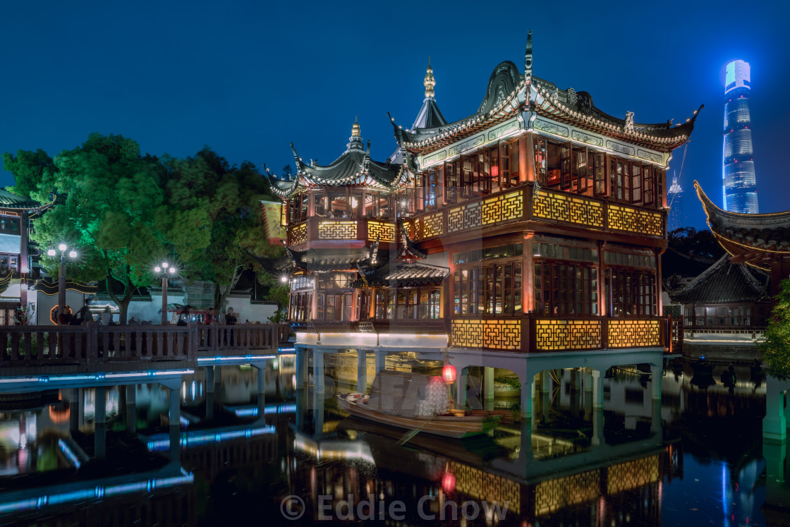 "Shanghai Old City (III)" by Eddie Chow - $31.13 "Shanghai Old City (III)" stock image