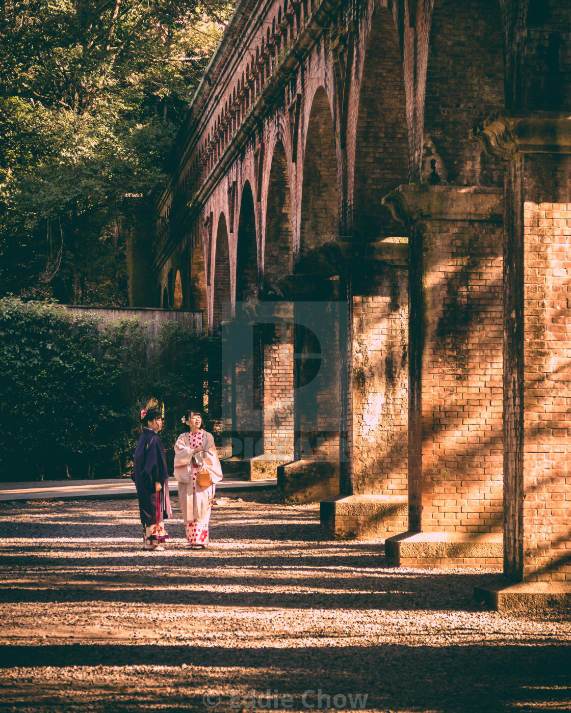 "Kyoto Aqueduct (I)" by Eddie Chow - $49.81 "Kyoto Aqueduct (I)" stock image