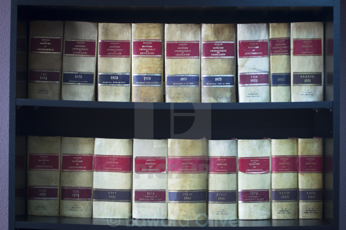 Old Legal Books Spanish Law Reports Library Spain License