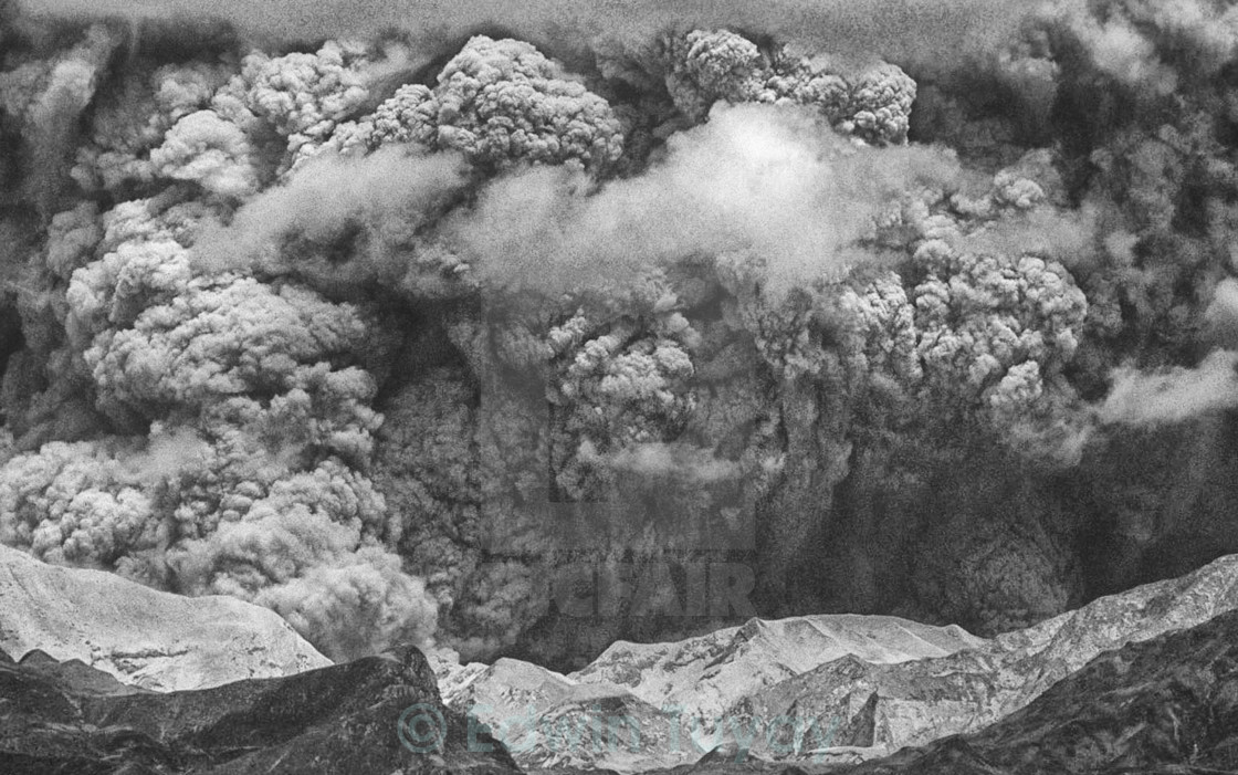 "Mount Pinatubo Eruption" stock image