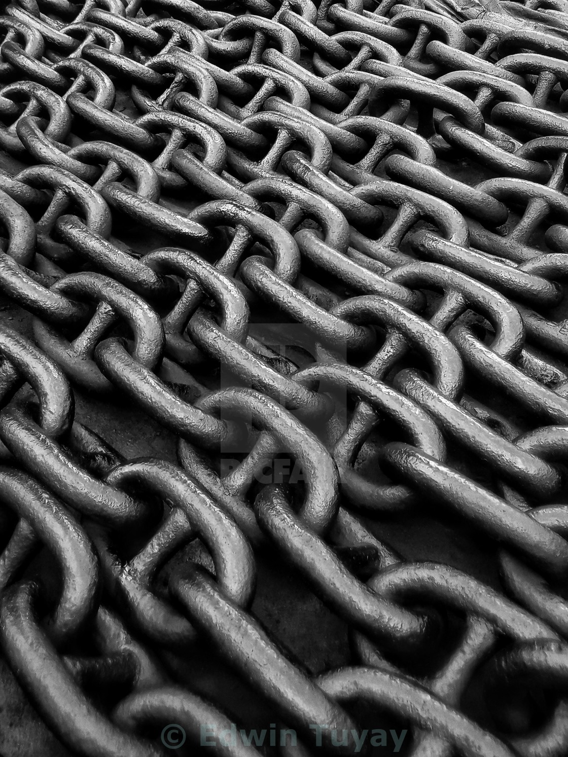 "Anchor Chains" stock image