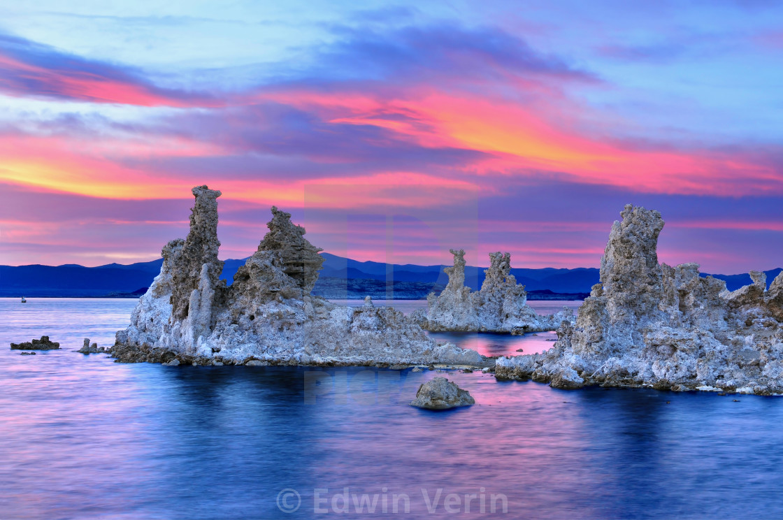 Tufa formations in Mono Lake, Lee Vining, California, USA - License,  download or print for £ | Photos | Picfair