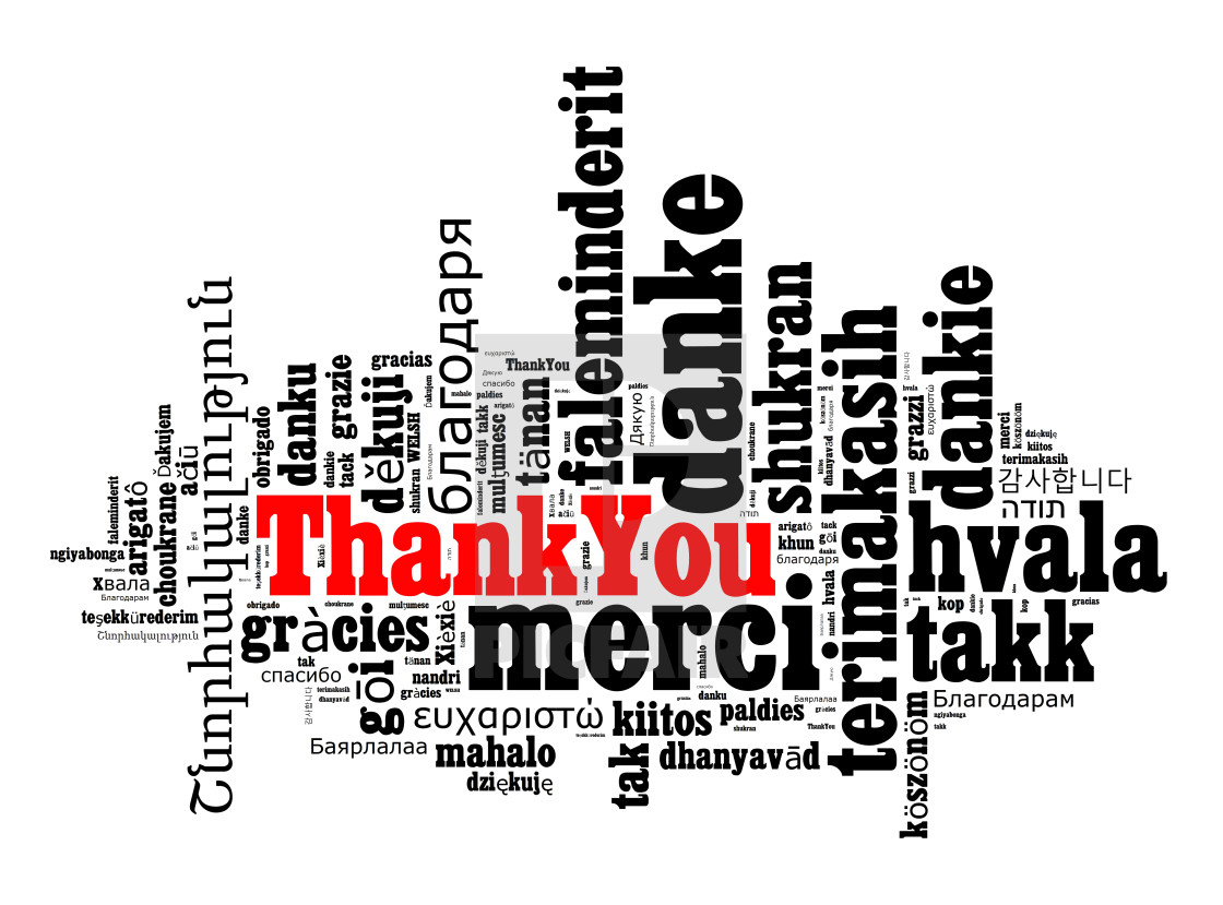 Thank You In Different Languages License Download Or Print For 1 24 Photos Picfair