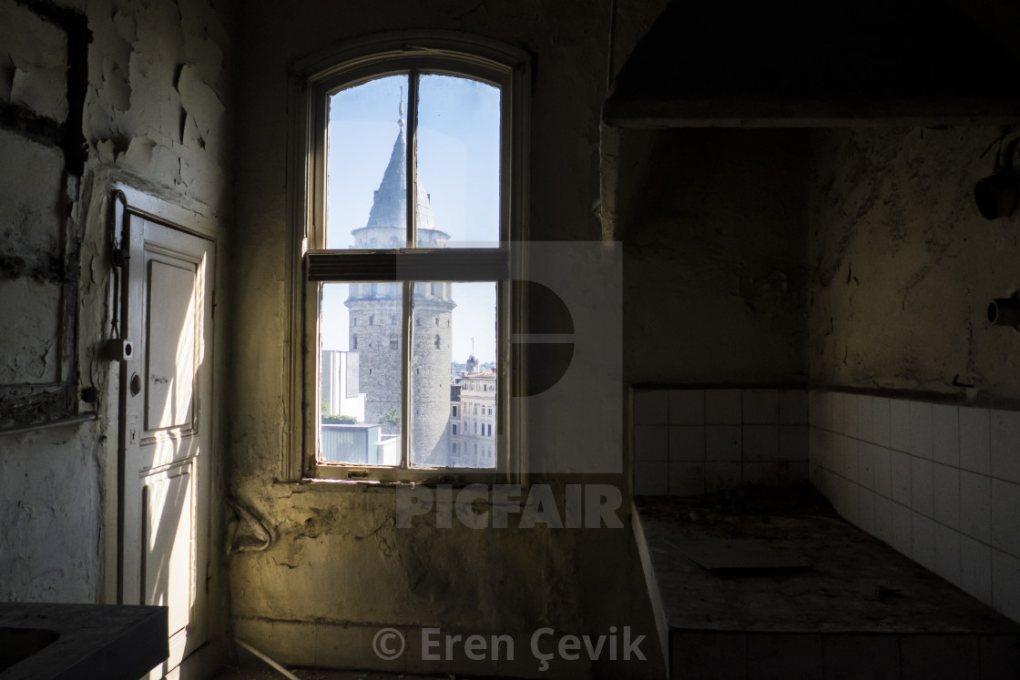 "Galata tower" stock image