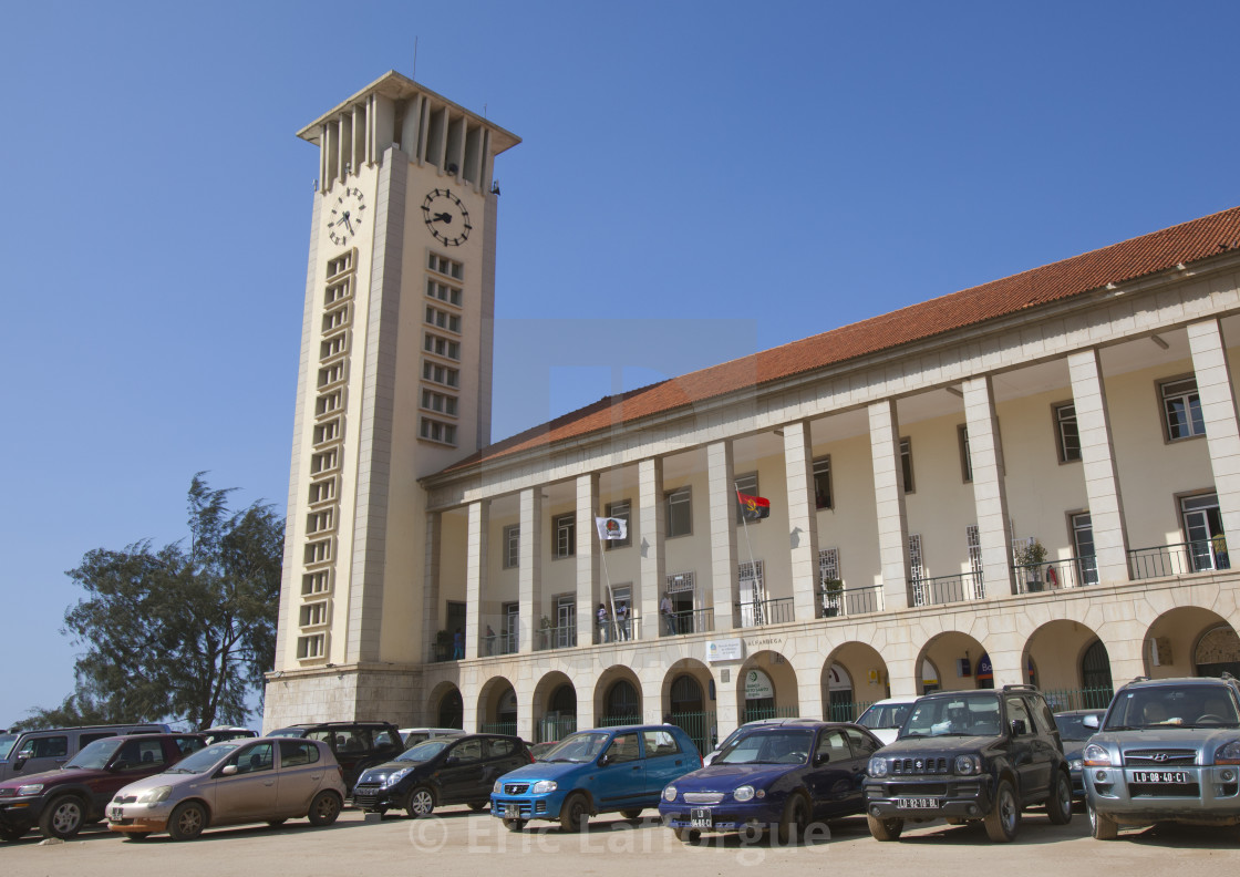 Cars Parked In Front Of The Main Building Of Luanda S Harbour Angola License Download Or Print For 57 70 Photos Picfair