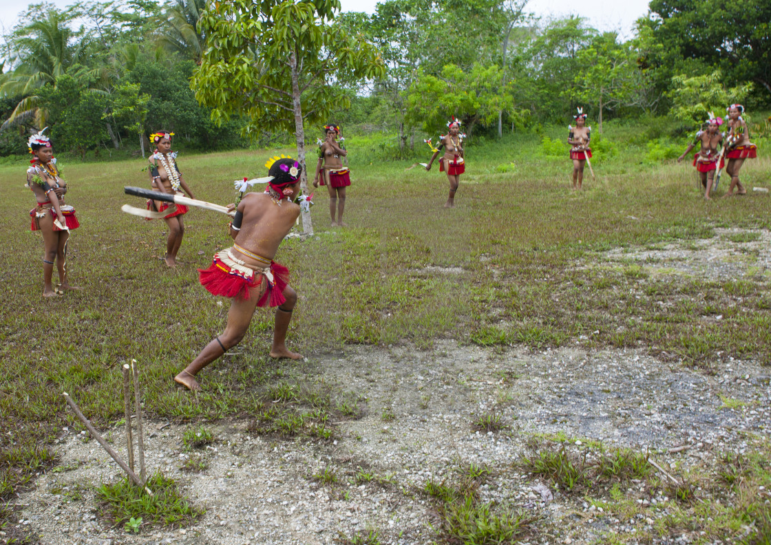 Girls Playing Cricket In Trobriand Island Papua New Guinea License Download Or Print For 71 55 Photos Picfair