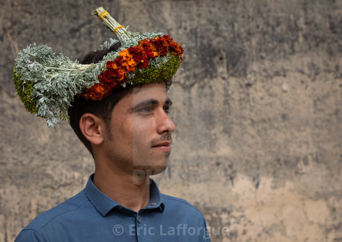 flower crown men