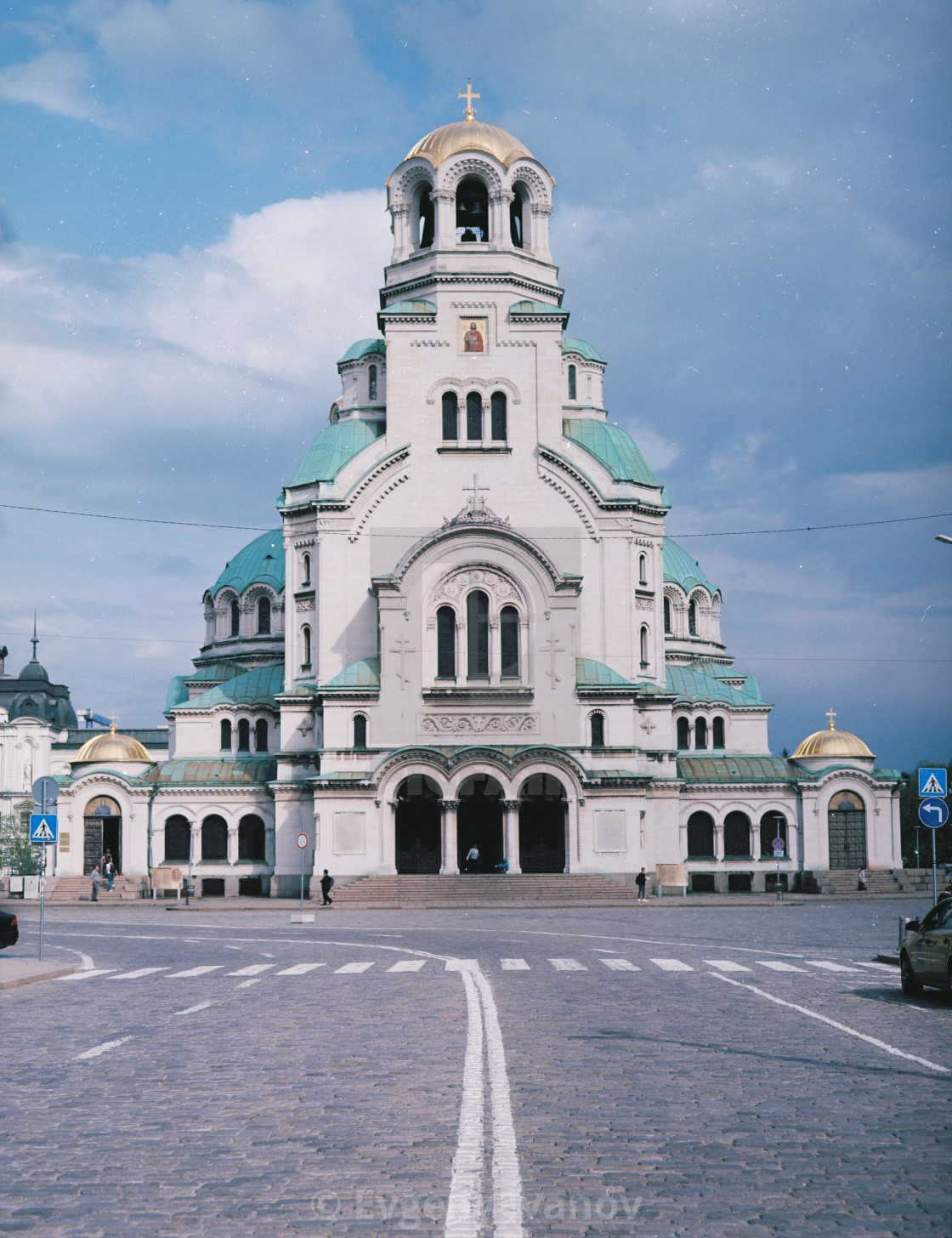 "Saint Alexander Nevsky Cathedral in Sofia Bulgaria" stock image