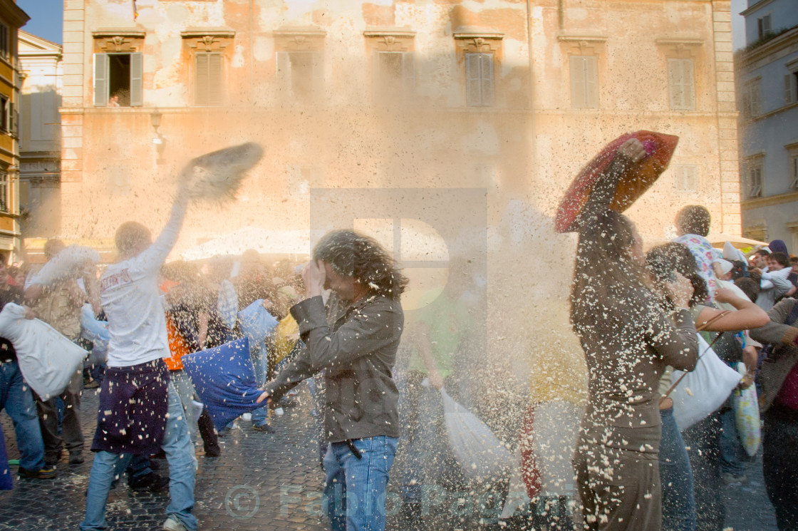 Street Pillow Fight Scene License Download Or Print For 9 92