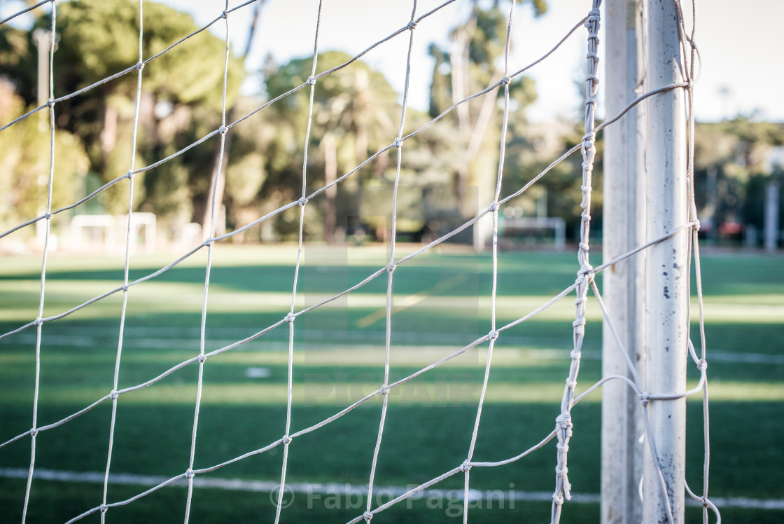 White Net Soccer Goal Close Up License Download Or Print For 9 92 Photos Picfair