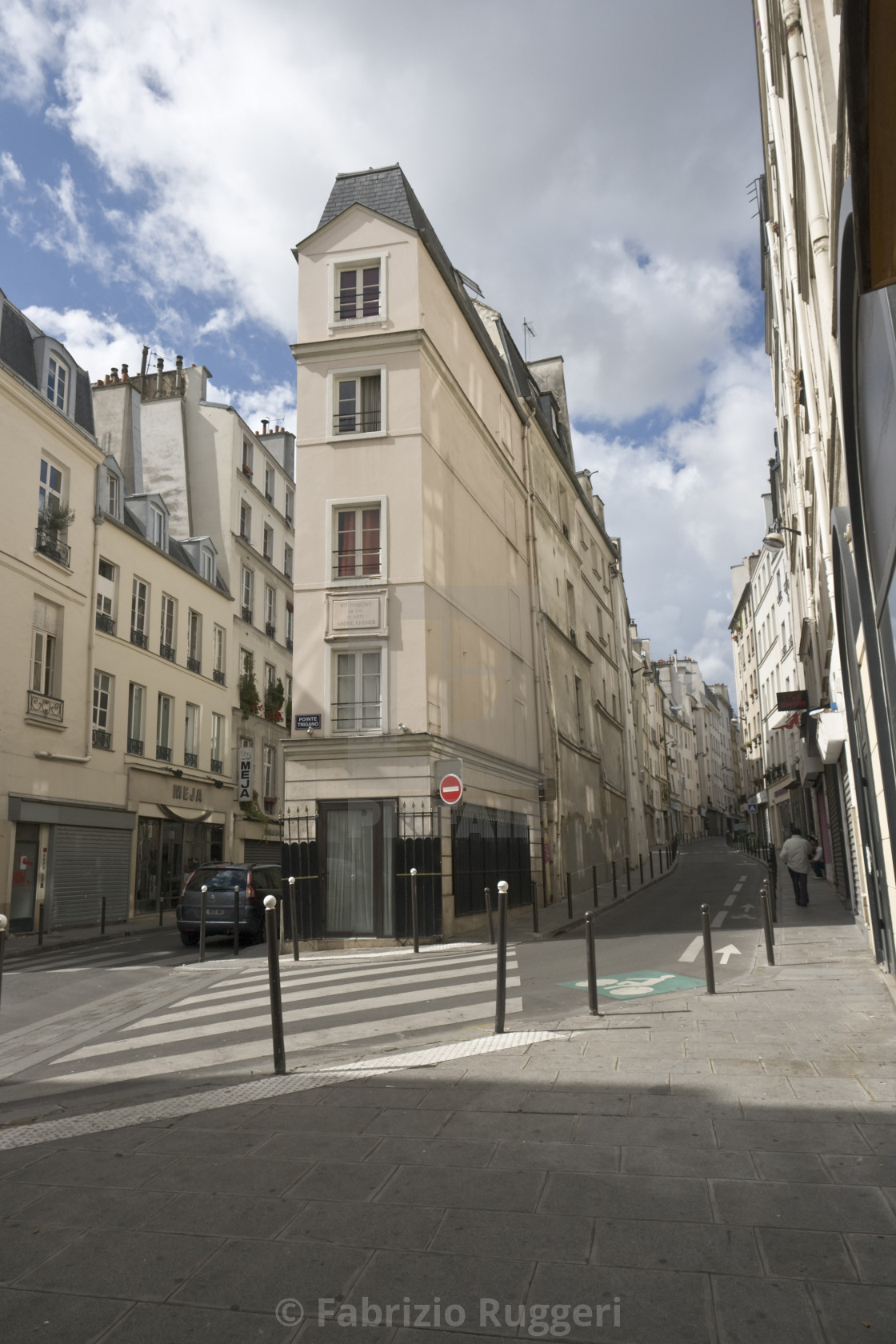 18th century streets in Paris, France [...] - License, download or ...