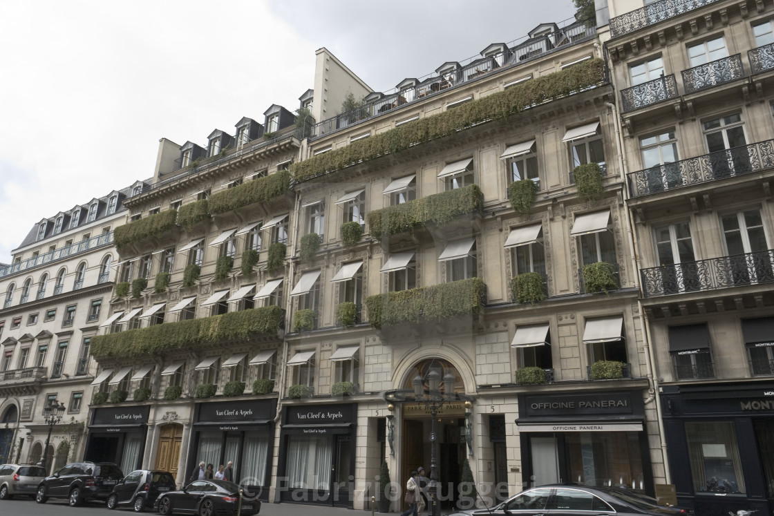 Luxury Shops And Hotel In Rue De La Paix Paris France License Download Or Print For 62 00 Photos Picfair