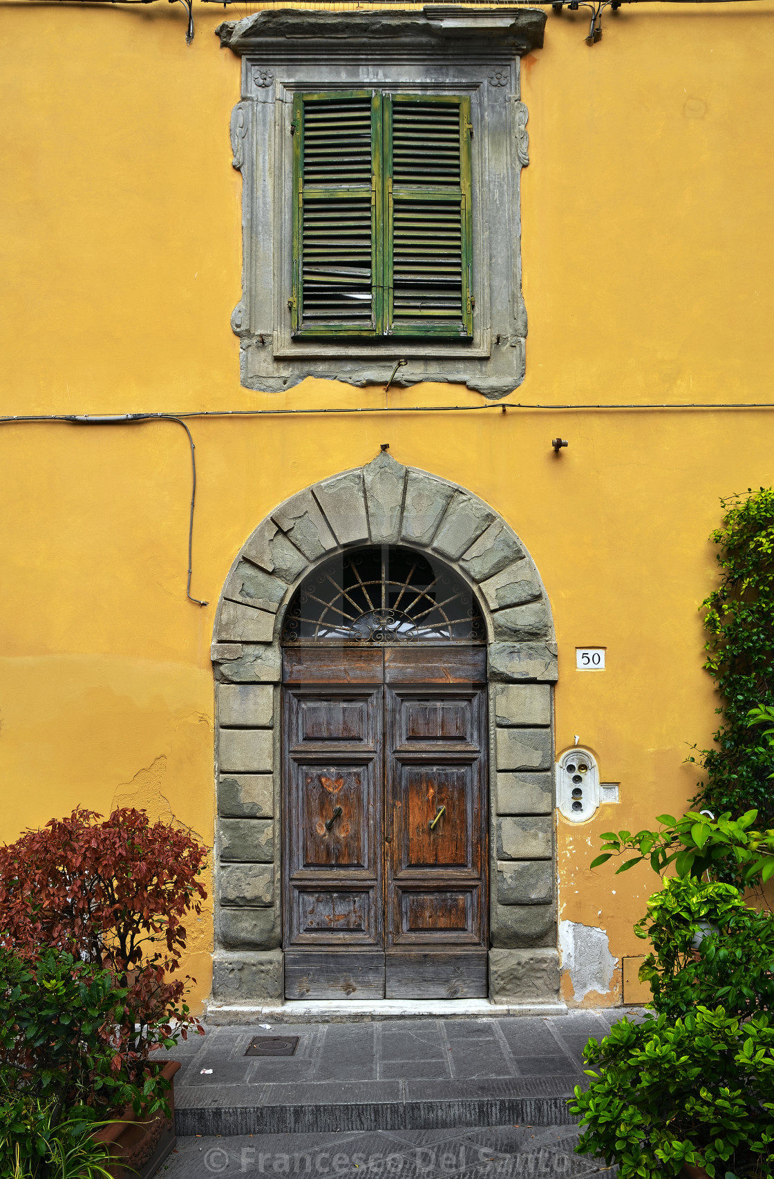 "An old door and an old window" by Francesco Del Santo - $15.29 "An old door and an old window" stock image