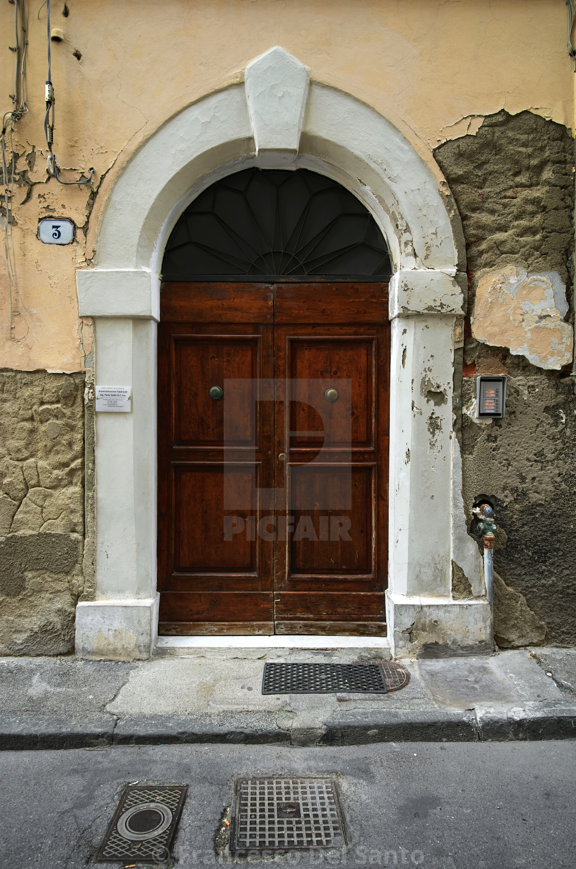"An old door" stock image