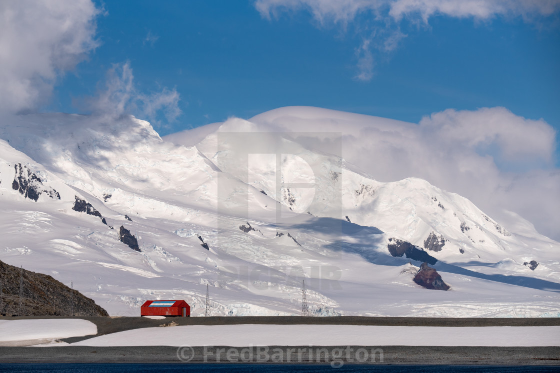 "Argentinian Base - Half Moon Bay" stock image