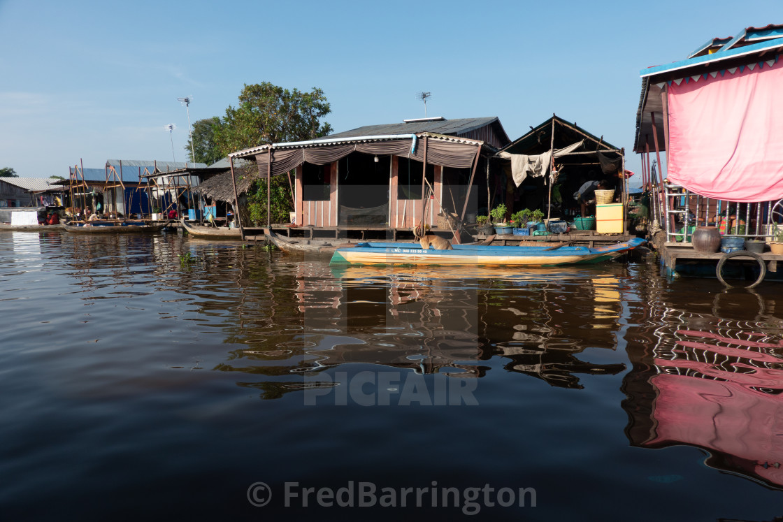 "Floating Village, Tonle Sap" stock image