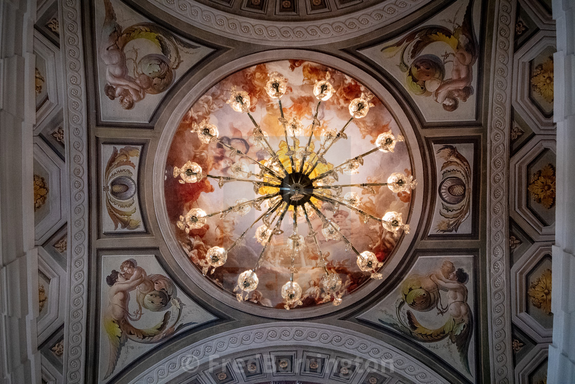 "Cyclo Tour - Palais de Poste - Ceiling" stock image