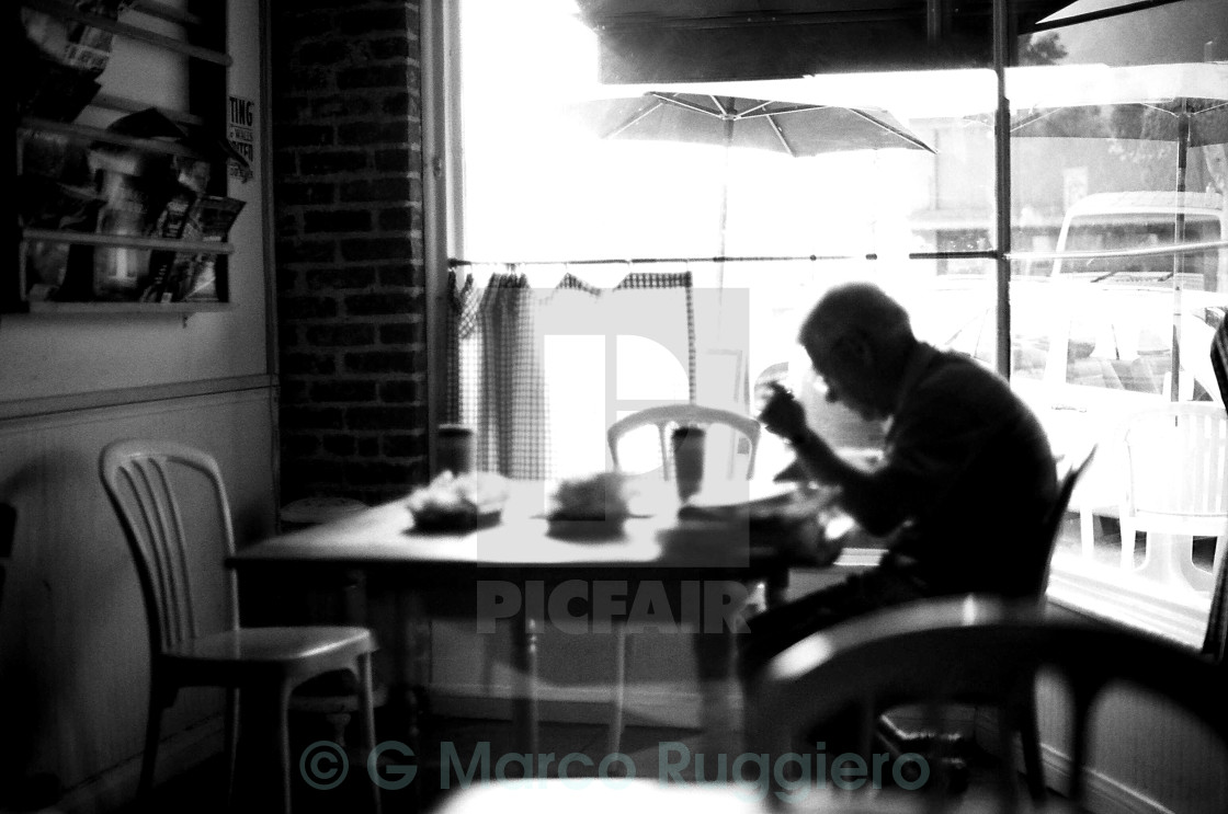 "COFFEE IN SIERRA MADRE" stock image