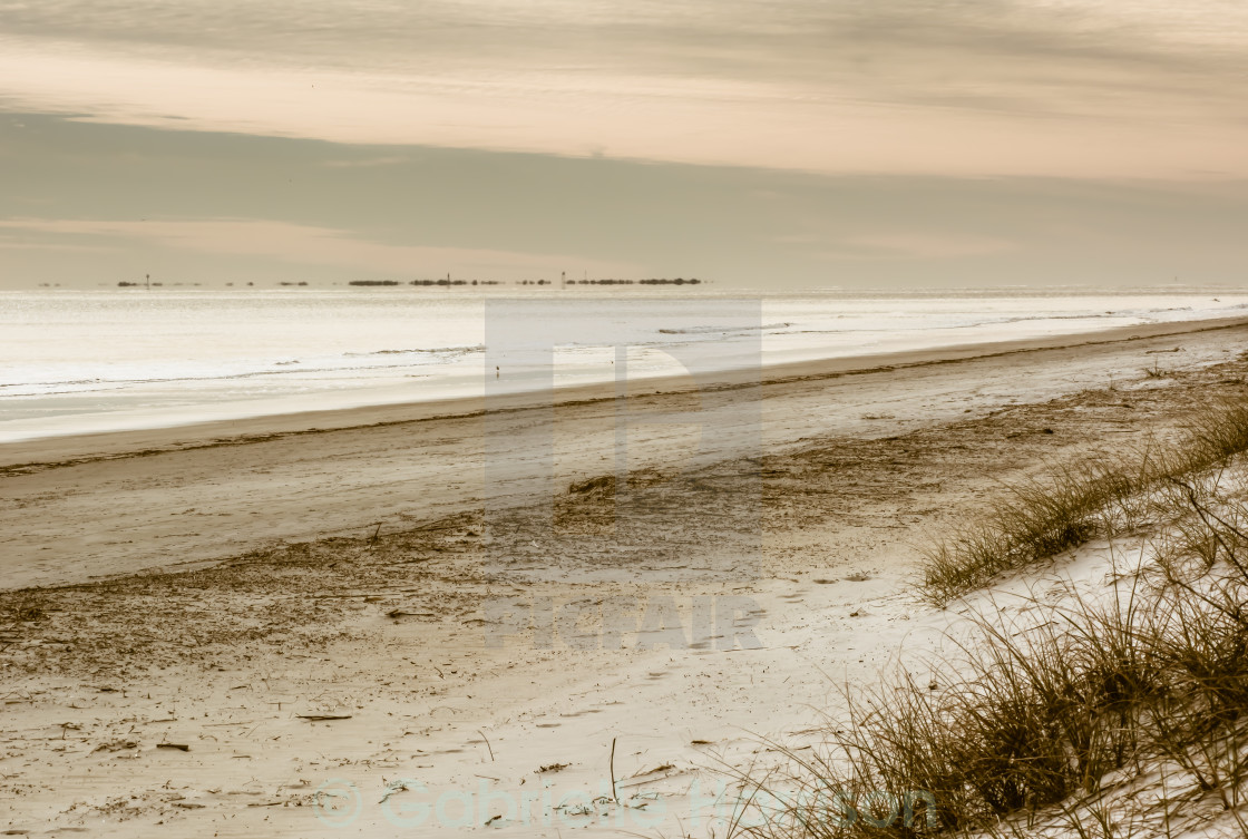 "Deserted Beach" stock image