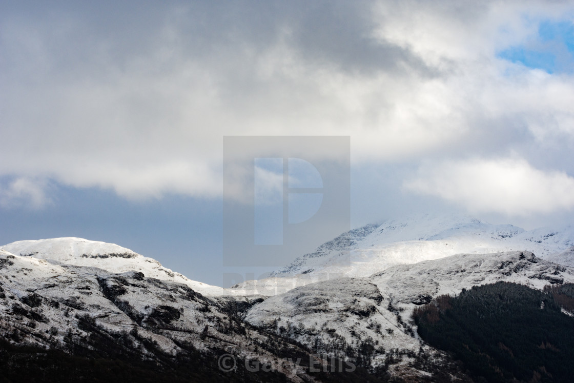 "Snow Capped" stock image