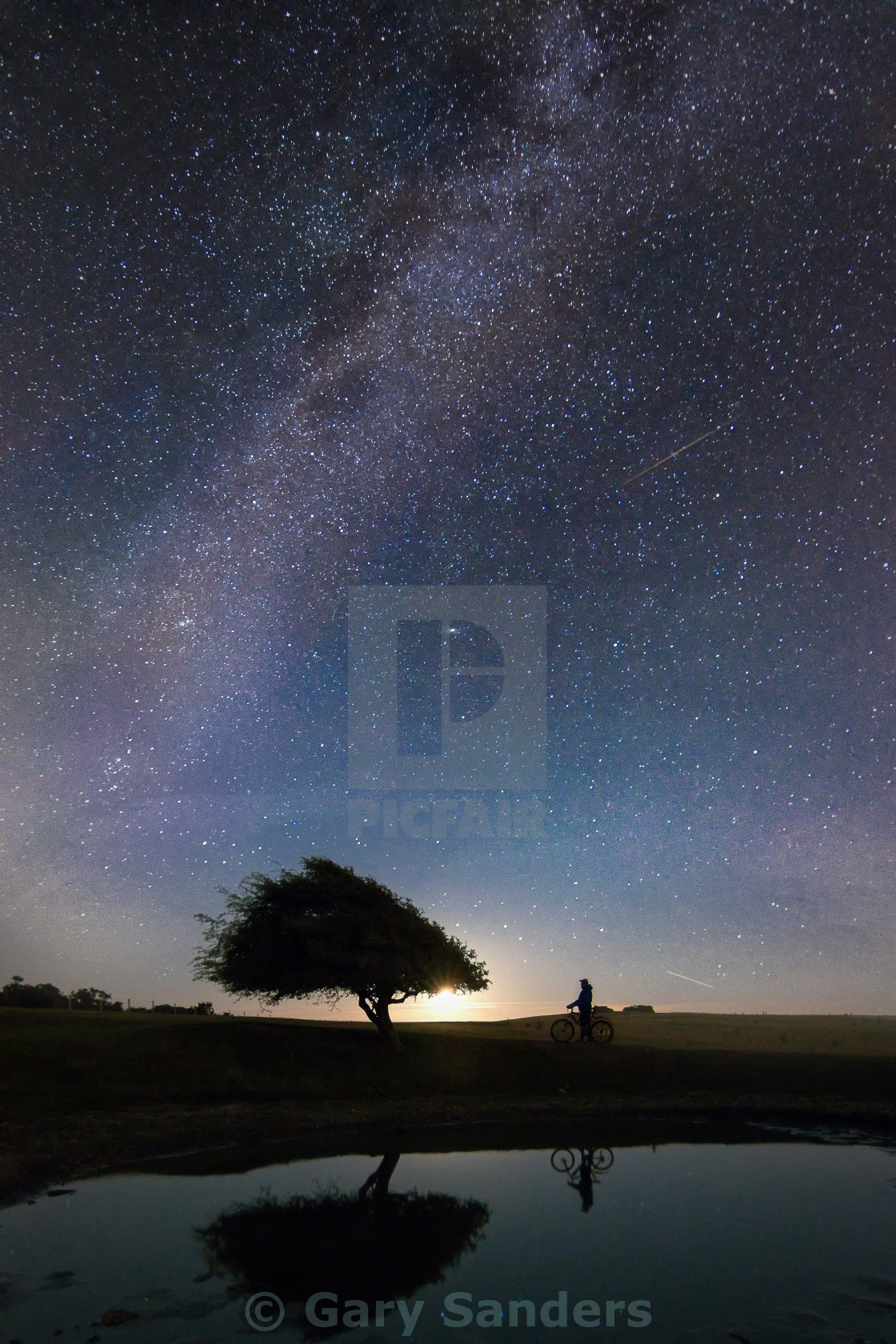 "Riding The Milky Way" stock image