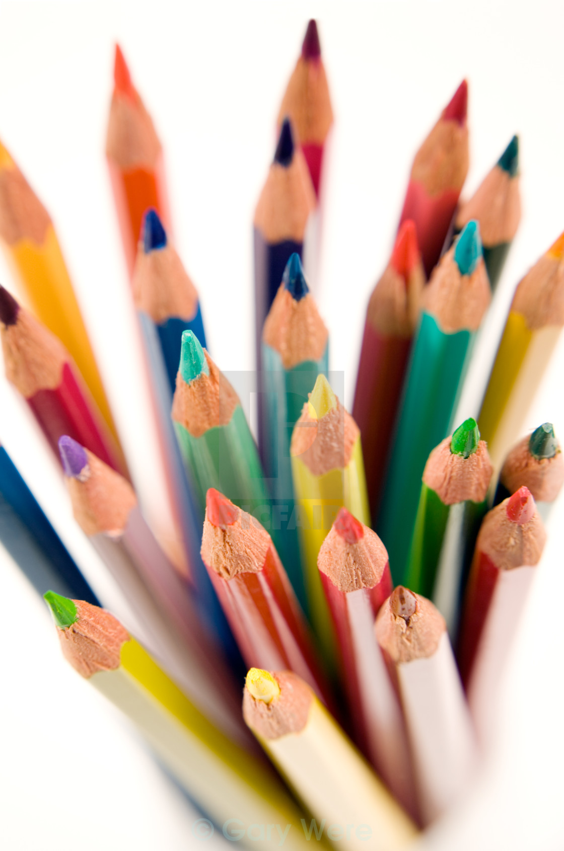 "Coloured Pencil Points-3" stock image