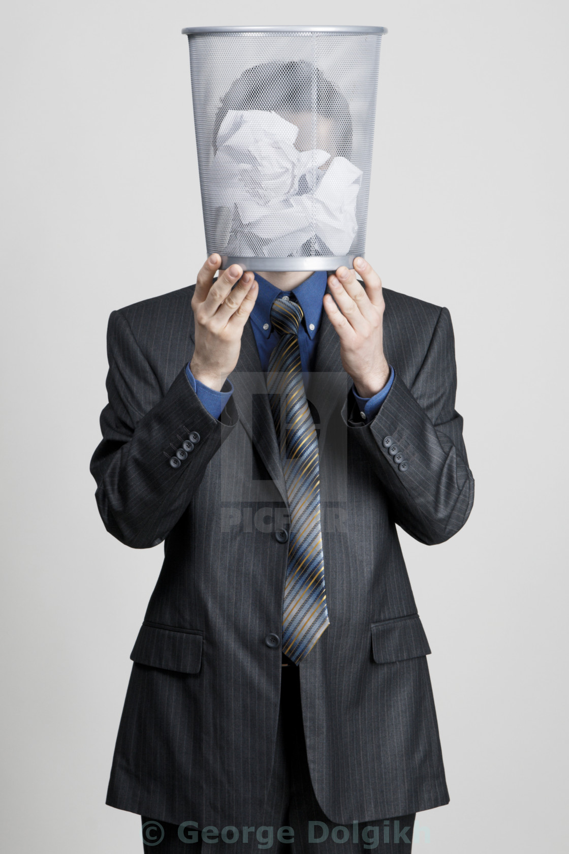 пакет для мусора из головы картинка.