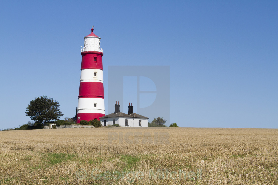 "Lighthouse at Happisburgh, Suffolk" stock image