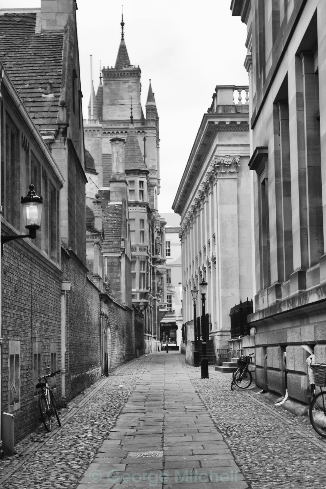 "Passage between Gonville and Senate House" stock image