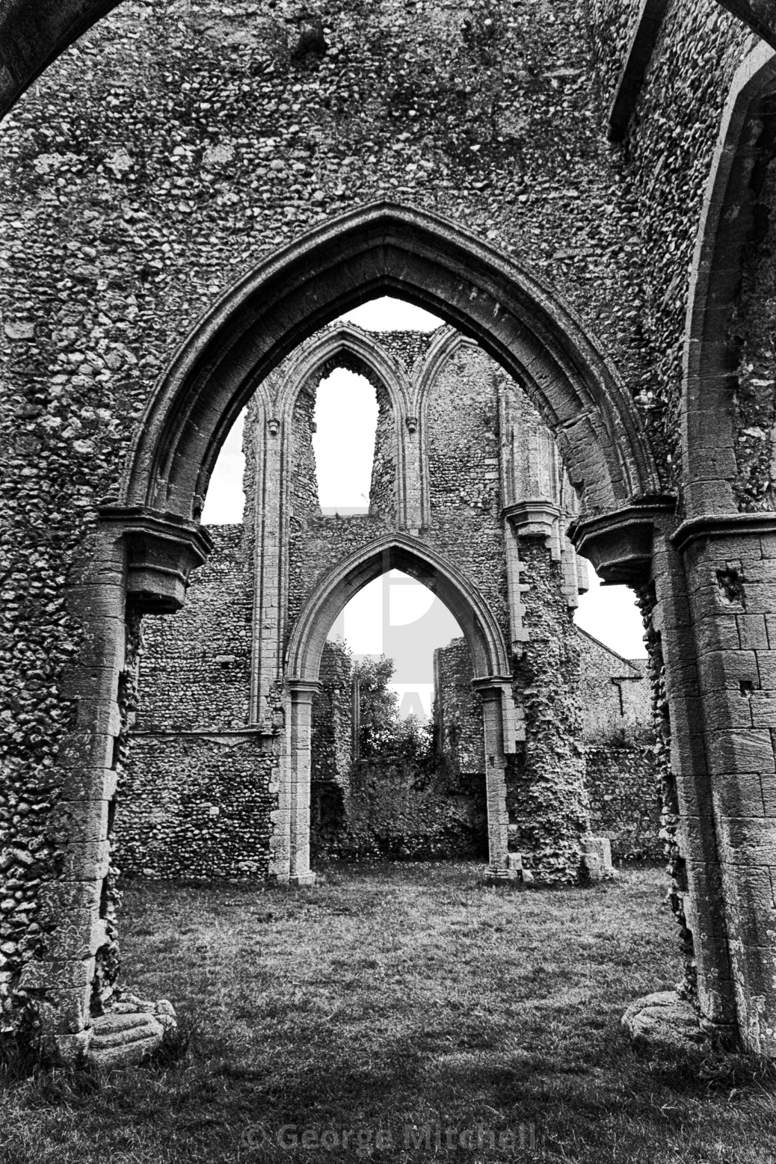 "Creake Abbey" stock image