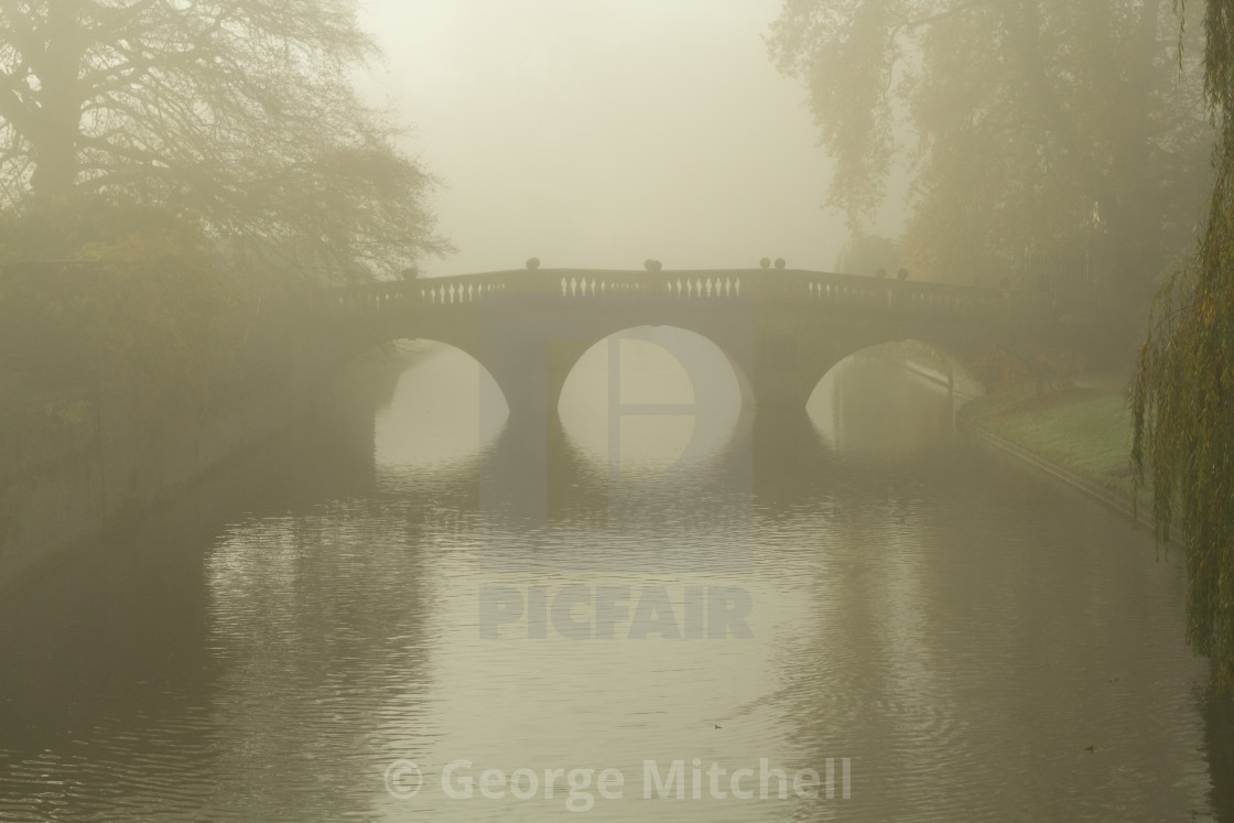 "Fog on the Cam" stock image