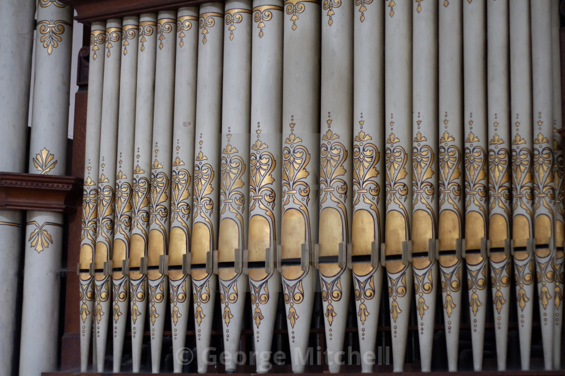 "Organ Pipes" stock image