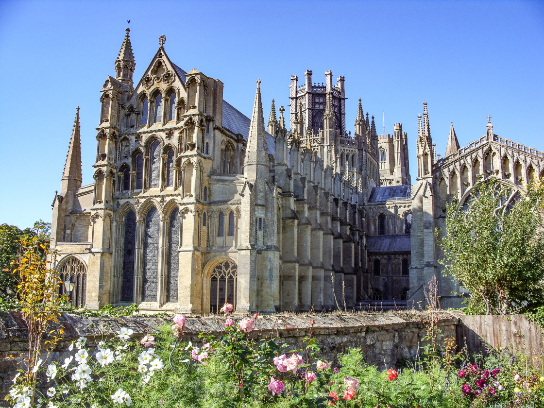 "Ely Cathedral, Cambridgeshire" stock image