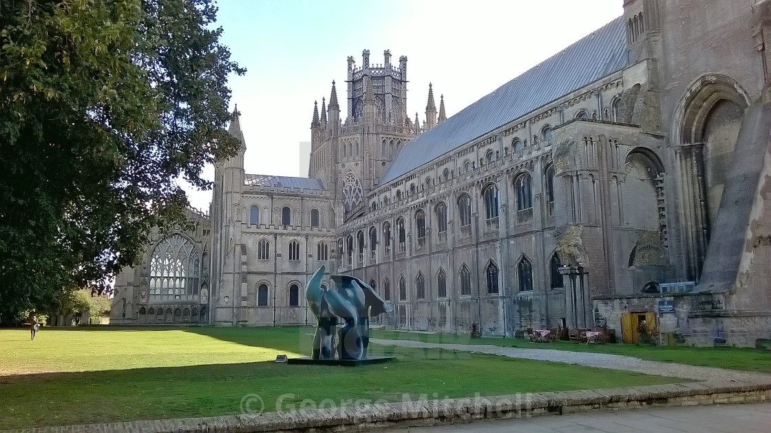 "Ely Cathedral, Cambridgeshire" stock image