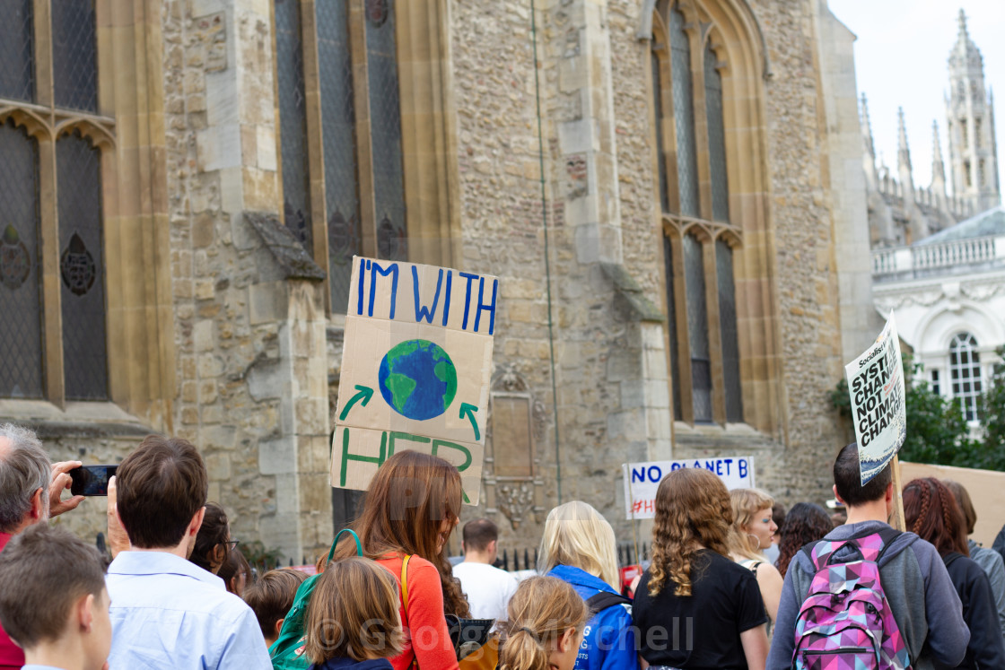 "Climate change protest" stock image