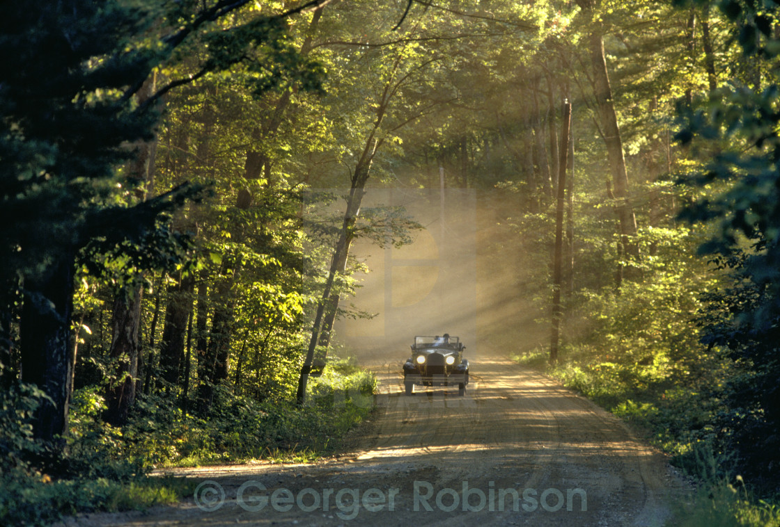 "Model T in E. Middlebury, VT" stock image